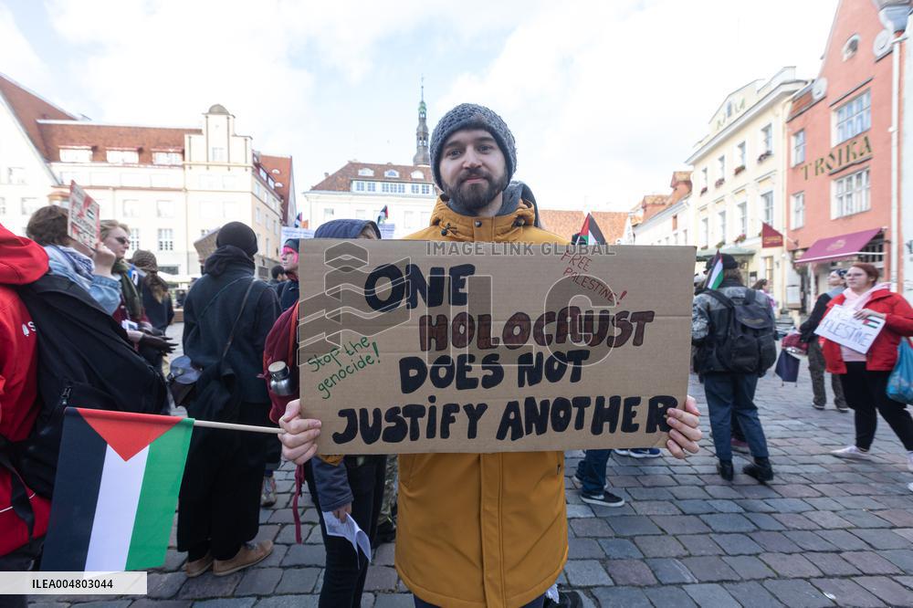 Rally in support of Palestine