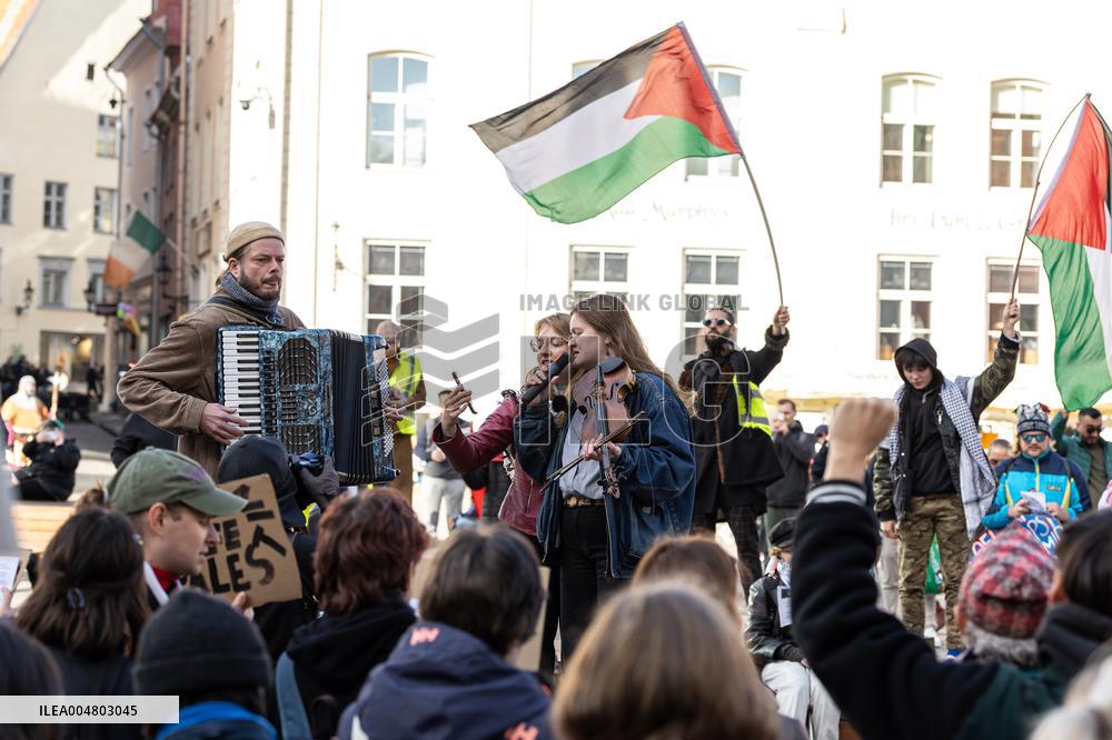 Rally in support of Palestine
