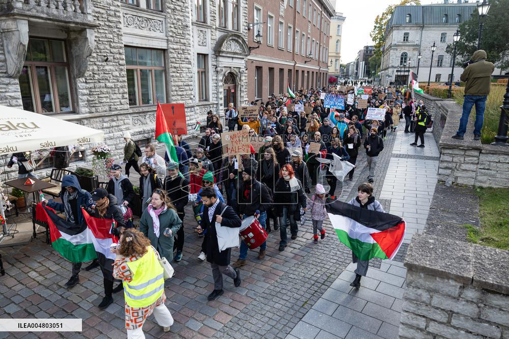 Rally in support of Palestine