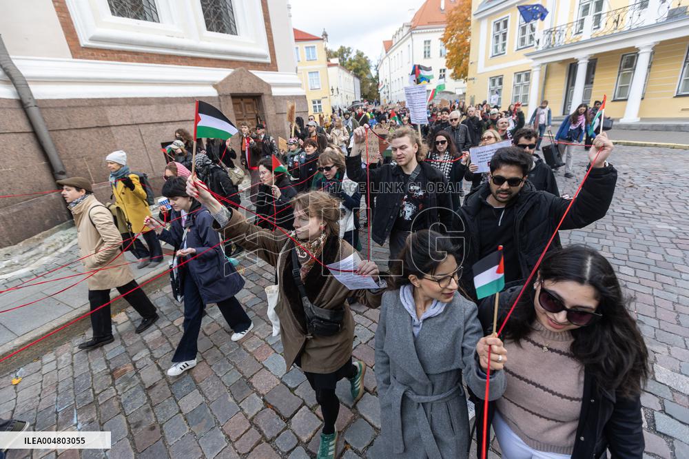 Rally in support of Palestine