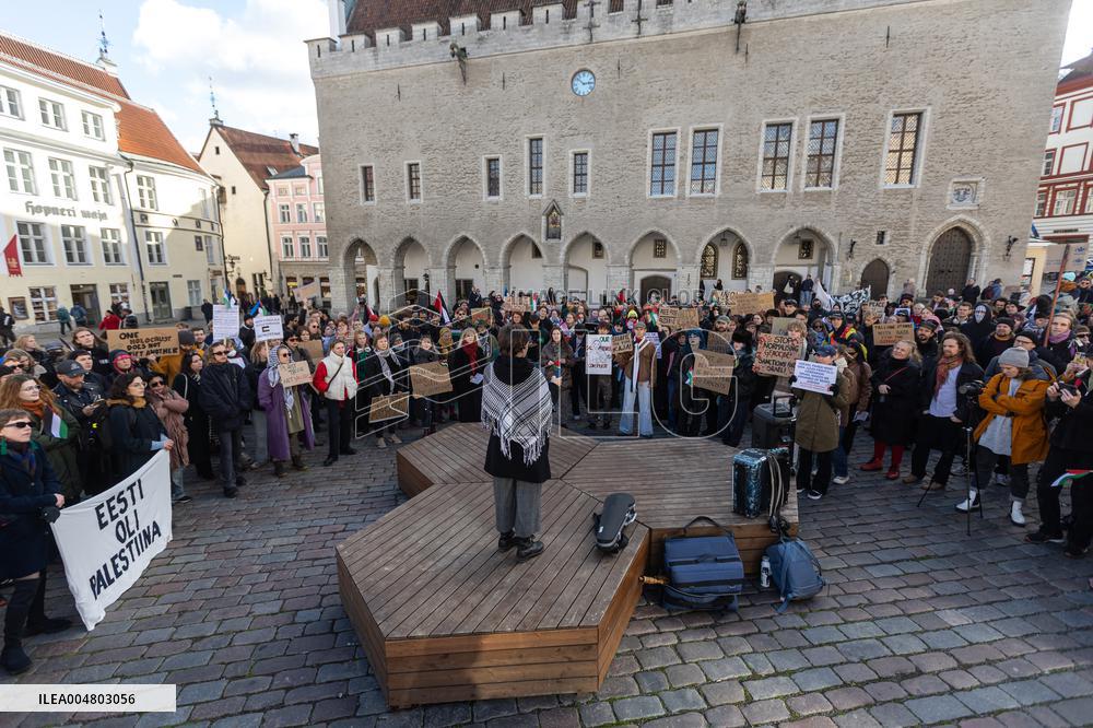 Rally in support of Palestine
