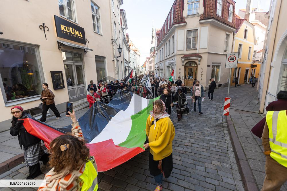 Rally in support of Palestine