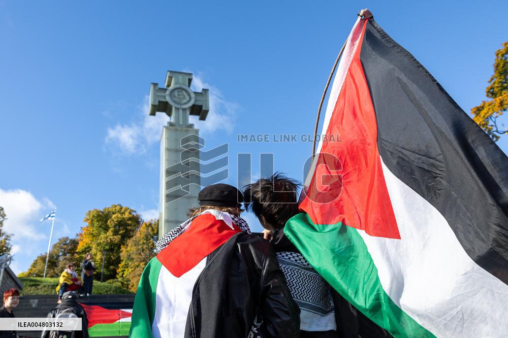Rally in support of Palestine