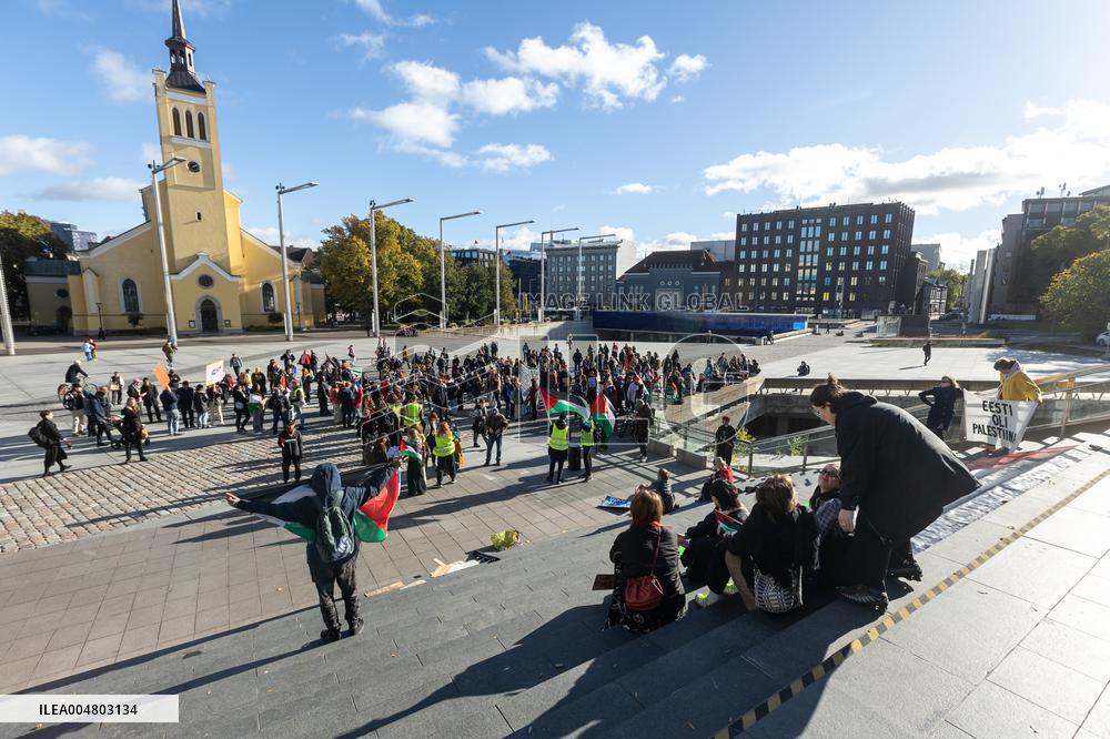 Rally in support of Palestine