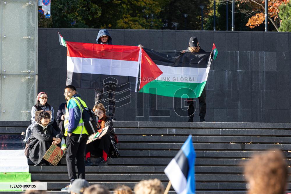 Rally in support of Palestine
