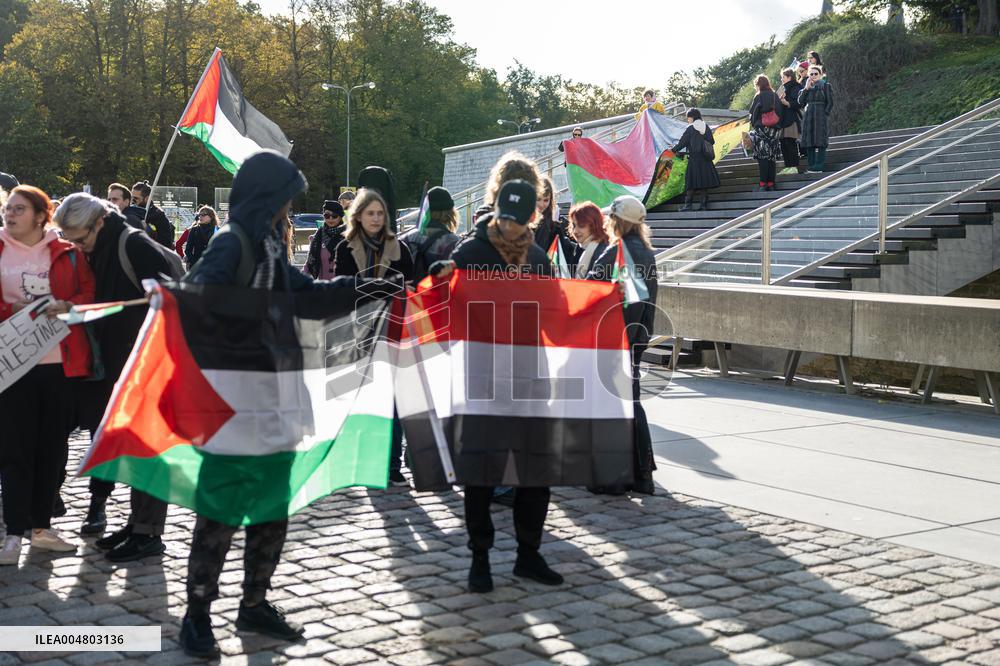 Rally in support of Palestine