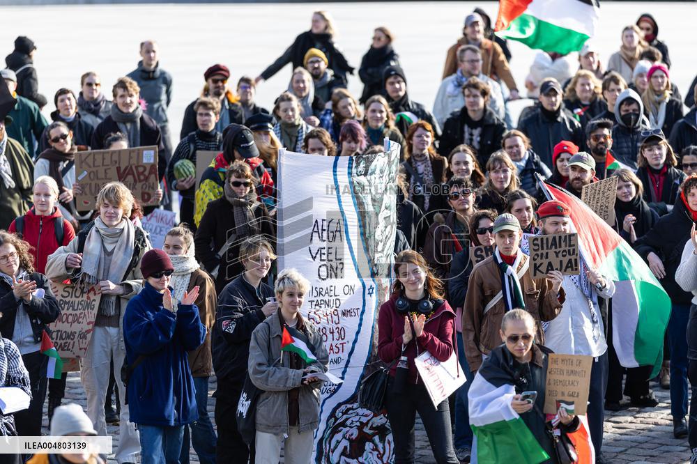 Rally in support of Palestine