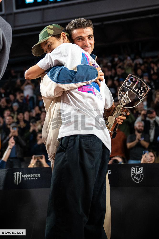 Vincent Milou Wins the Street League Skateboarding Competition - Paris