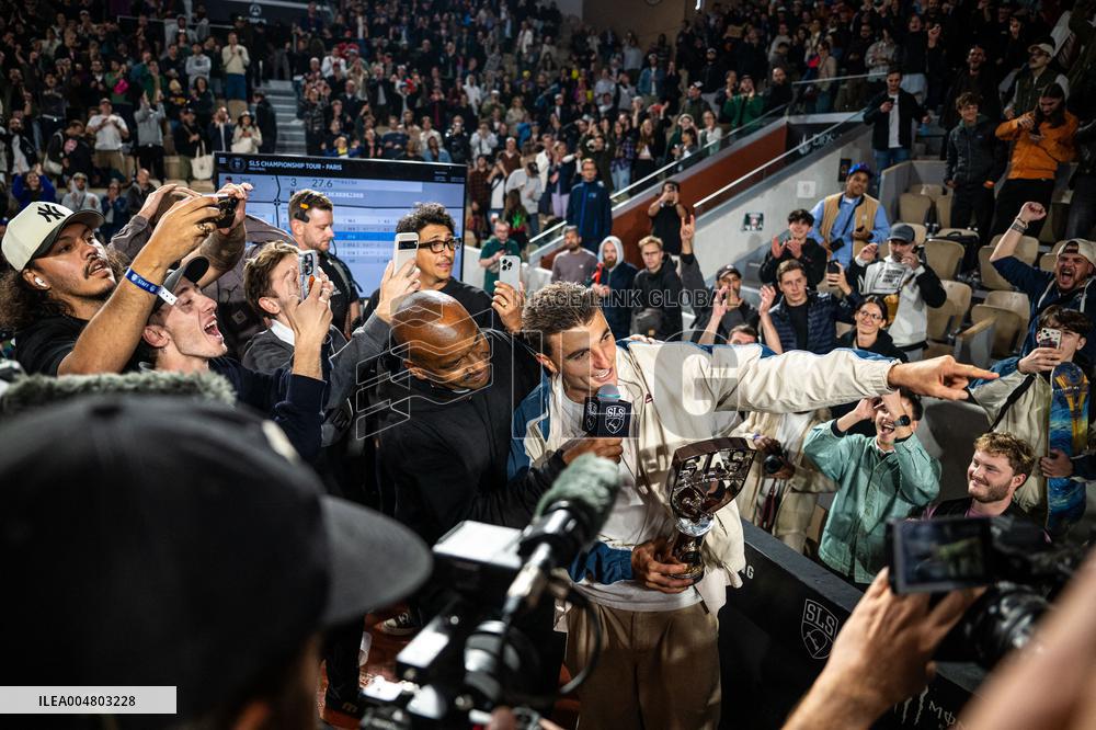 Vincent Milou Wins the Street League Skateboarding Competition - Paris