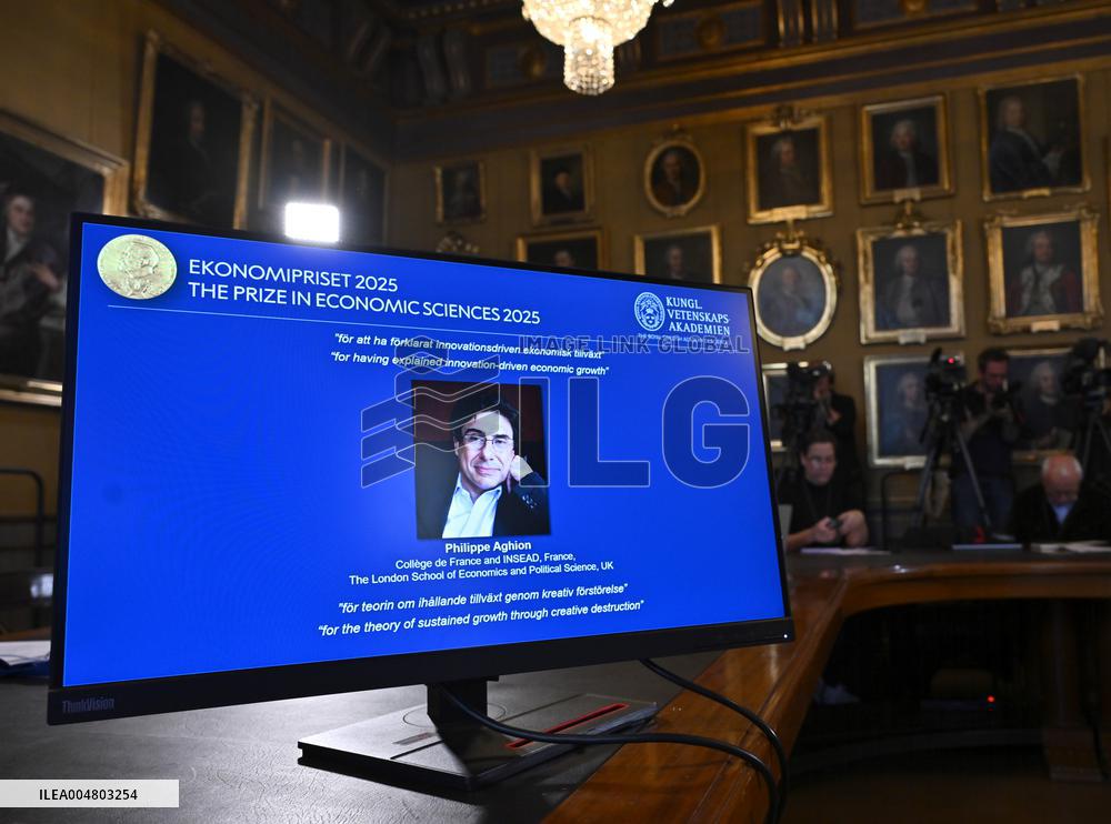 NOBEL PRIZE ECONOMICS 2025 ANNOUNCEMENT