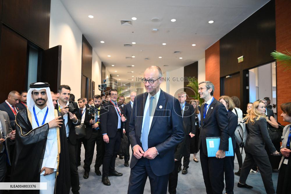 German Chancellor Friedrich Merz and Prime Minister Mark Carneyn in Sharm El Sheikh