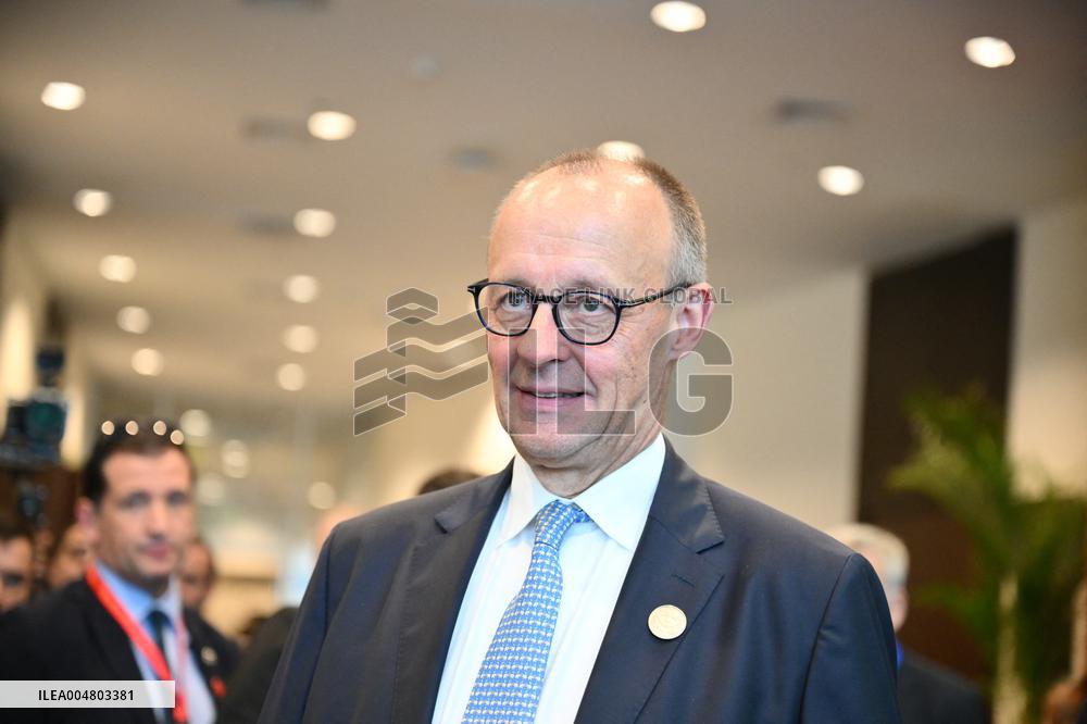 German Chancellor Friedrich Merz and Prime Minister Mark Carneyn in Sharm El Sheikh