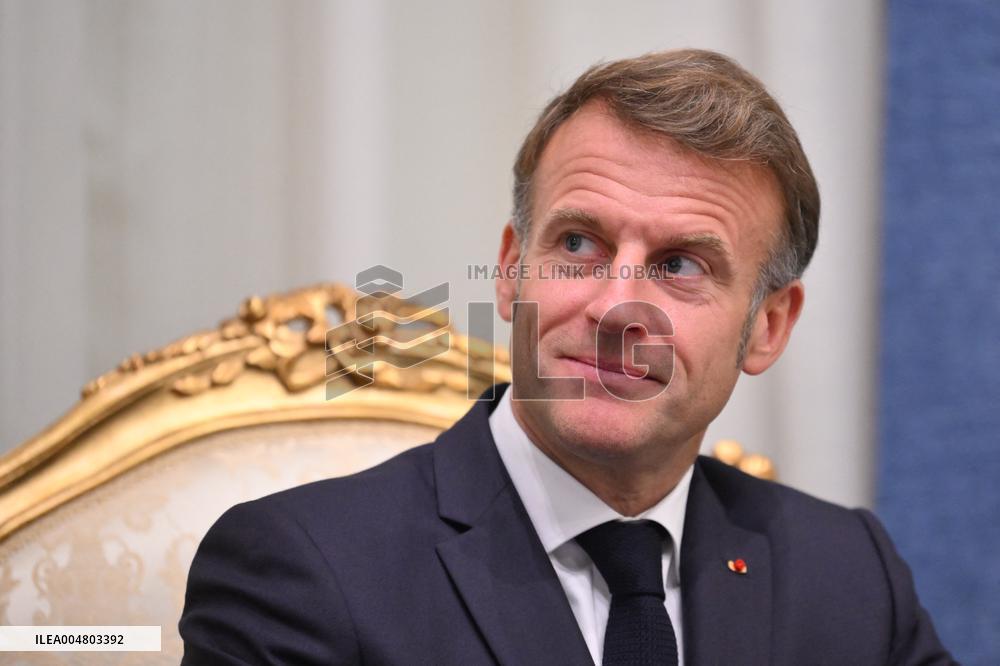 French President Meets Turkish President - Sharm El Sheikh
