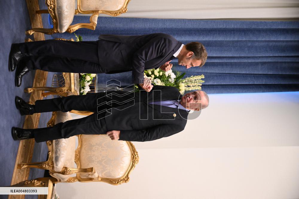 French President Meets Turkish President - Sharm El Sheikh