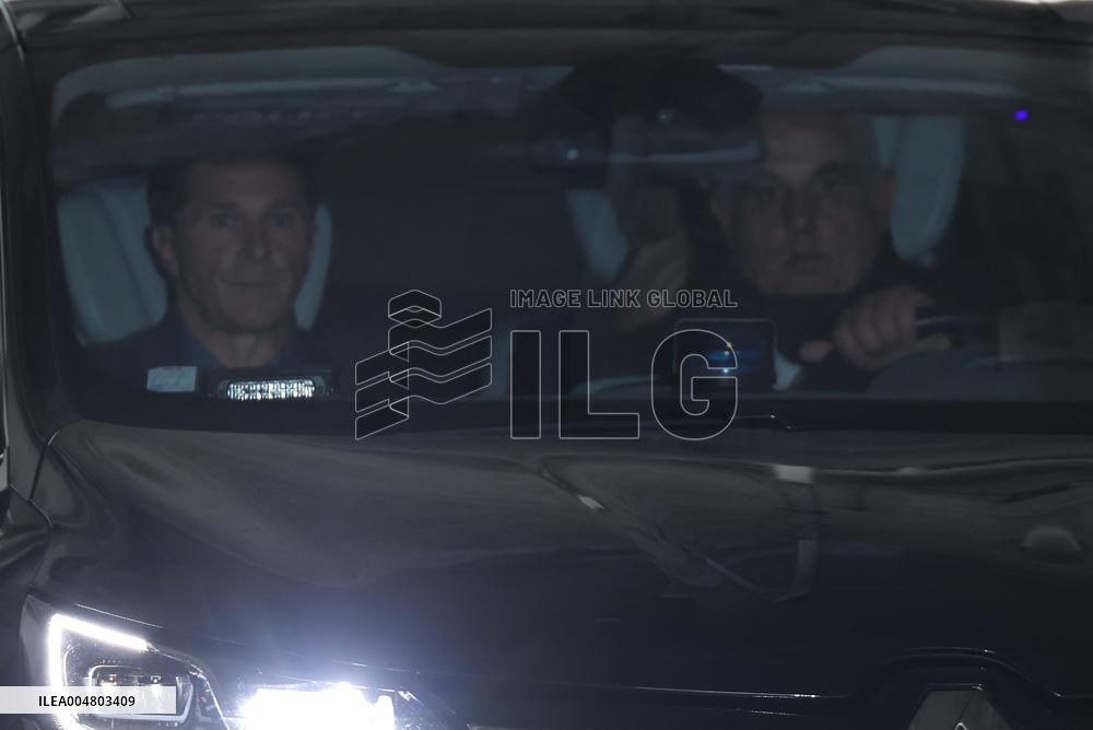 Former President Sarkozy on His Way To The Tribunal - Paris