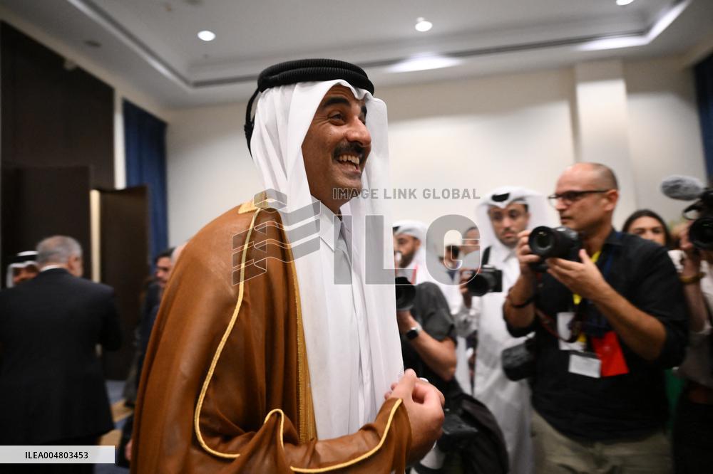 President Macron During Bilateral Meetings - Sharm El Sheikh