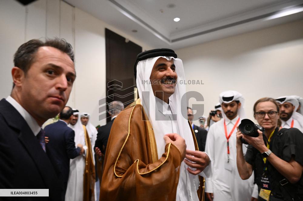 President Macron During Bilateral Meetings - Sharm El Sheikh