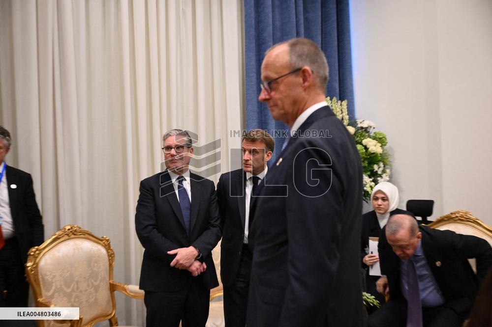 President Macron During Bilateral Meetings - Sharm El Sheikh