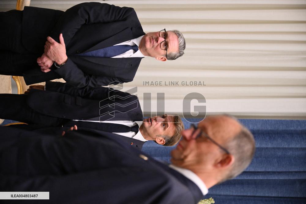 President Macron During Bilateral Meetings - Sharm El Sheikh