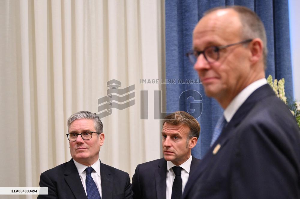 President Macron During Bilateral Meetings - Sharm El Sheikh