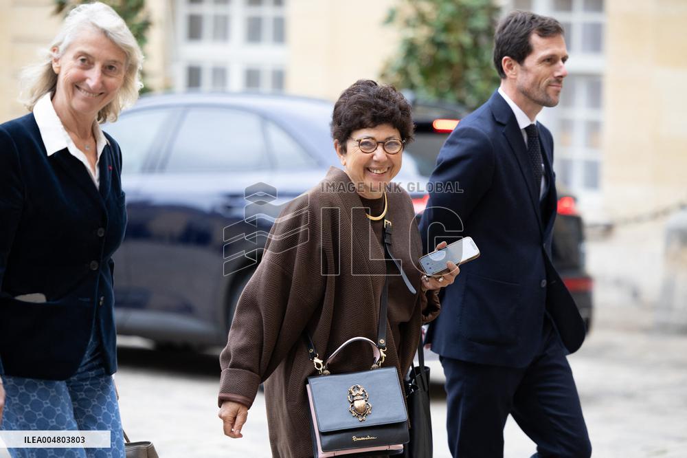 Meeting of newly-appointed ministers at Matignon - Paris