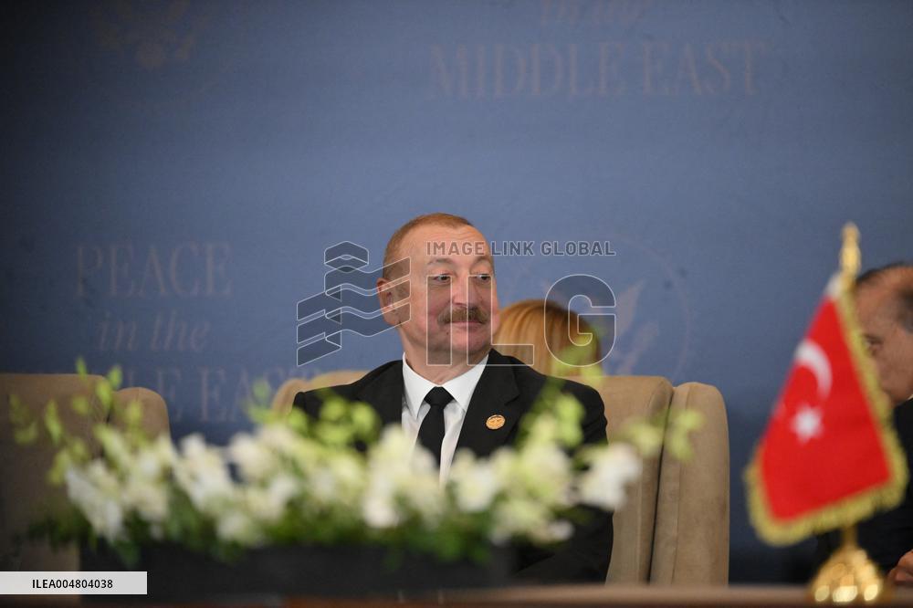 Sharm El-Sheikh Peace Summit in The Egypt