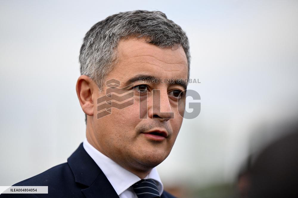 Gerald Darmanin visits the South Paris Region Penitentiary Center - Reau