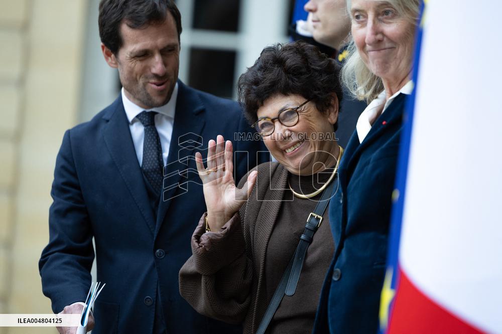 Meeting of newly-appointed ministers at Matignon - Paris