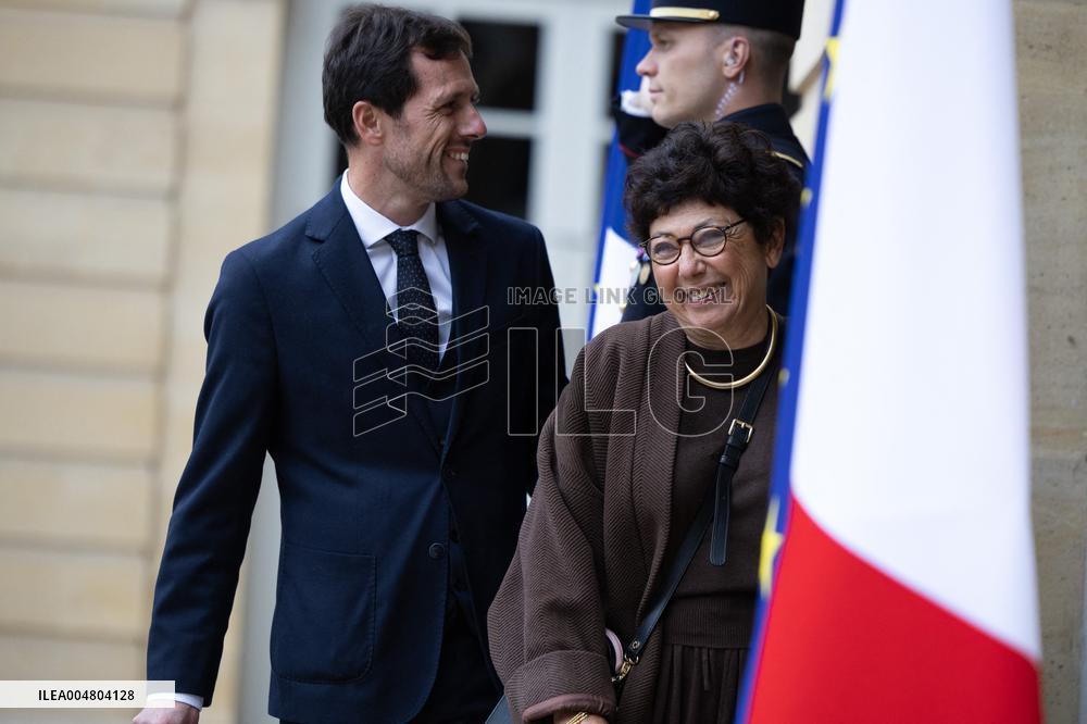 Meeting of newly-appointed ministers at Matignon - Paris