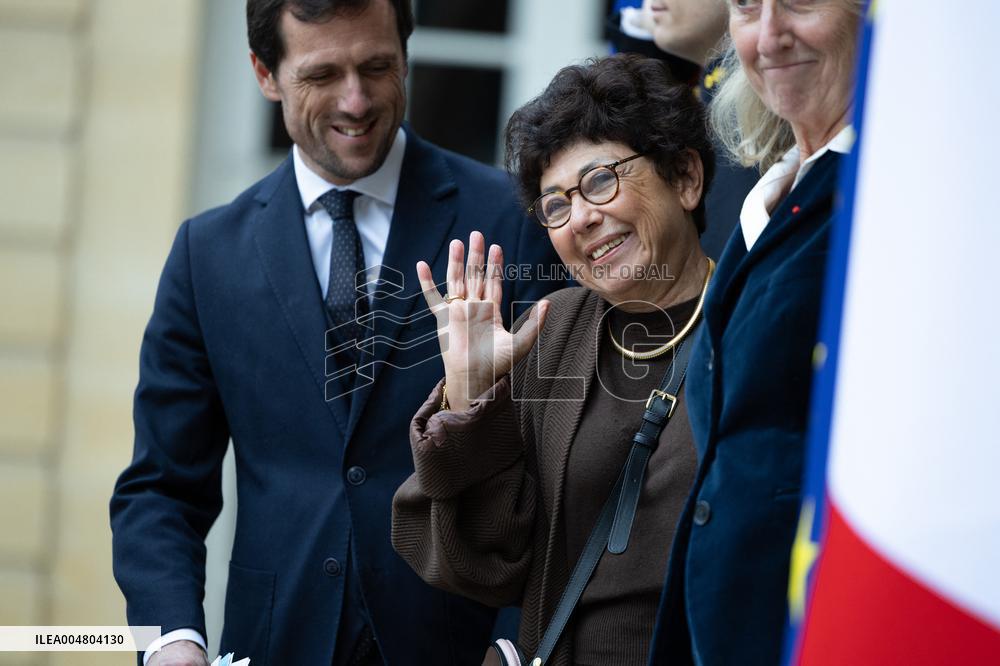 Meeting of newly-appointed ministers at Matignon - Paris