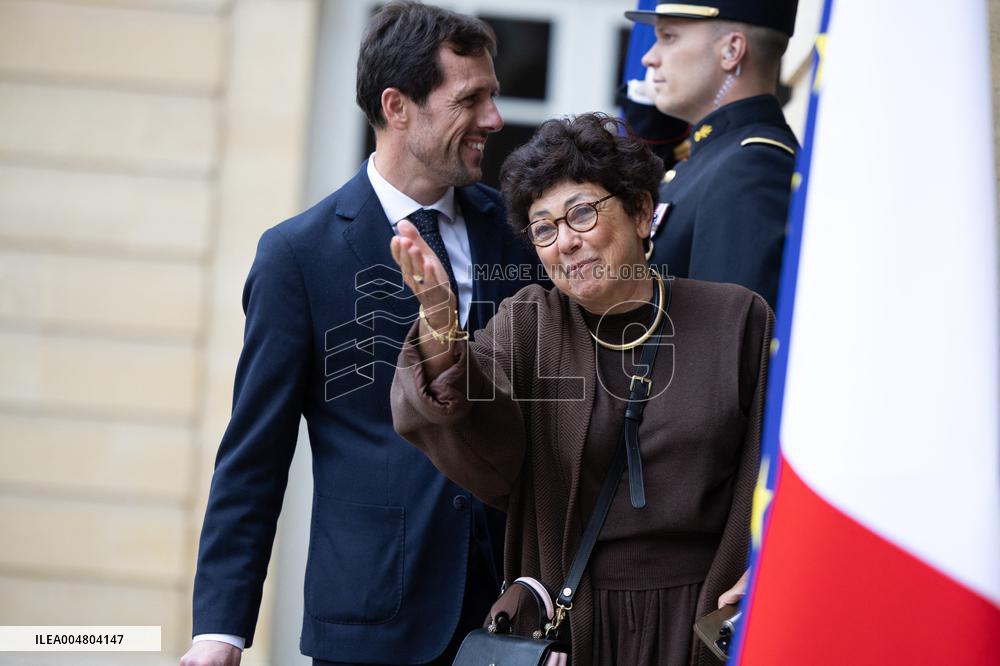 Meeting of newly-appointed ministers at Matignon - Paris