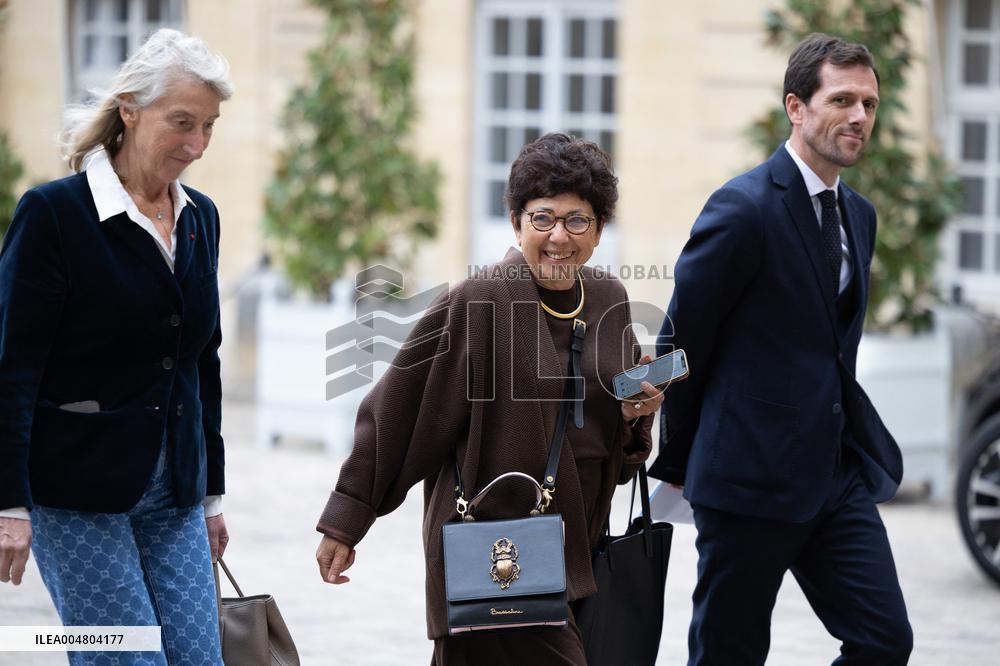 Meeting of newly-appointed ministers at Matignon - Paris