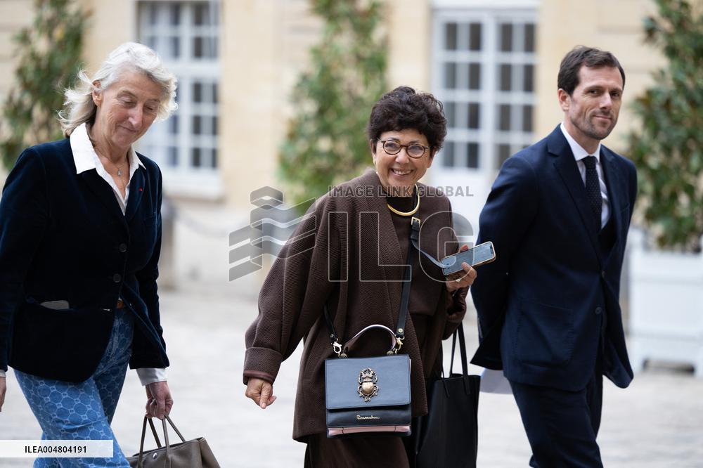 Meeting of newly-appointed ministers at Matignon - Paris