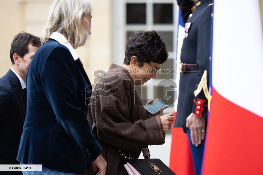 Meeting of newly-appointed ministers at Matignon - Paris