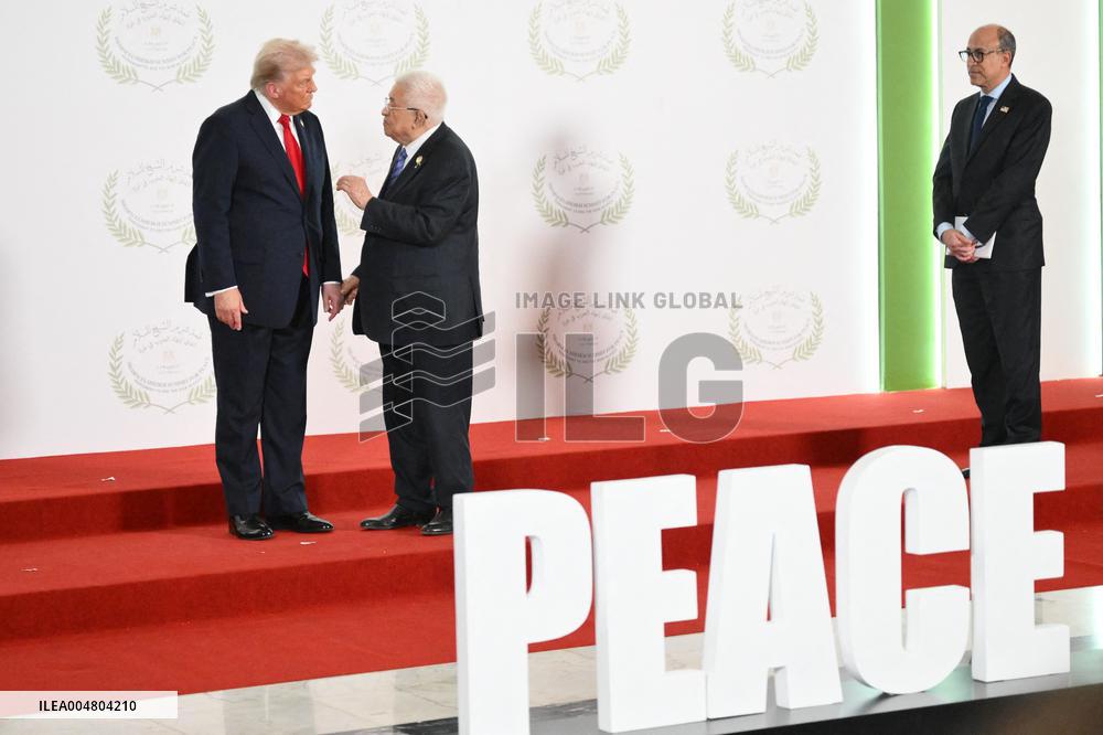 Sharm El-Sheikh Peace Summit in The Egypt