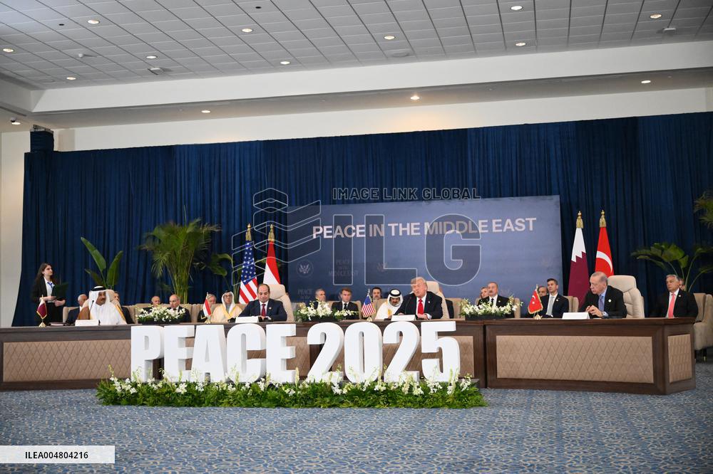 Sharm El-Sheikh Peace Summit in The Egypt