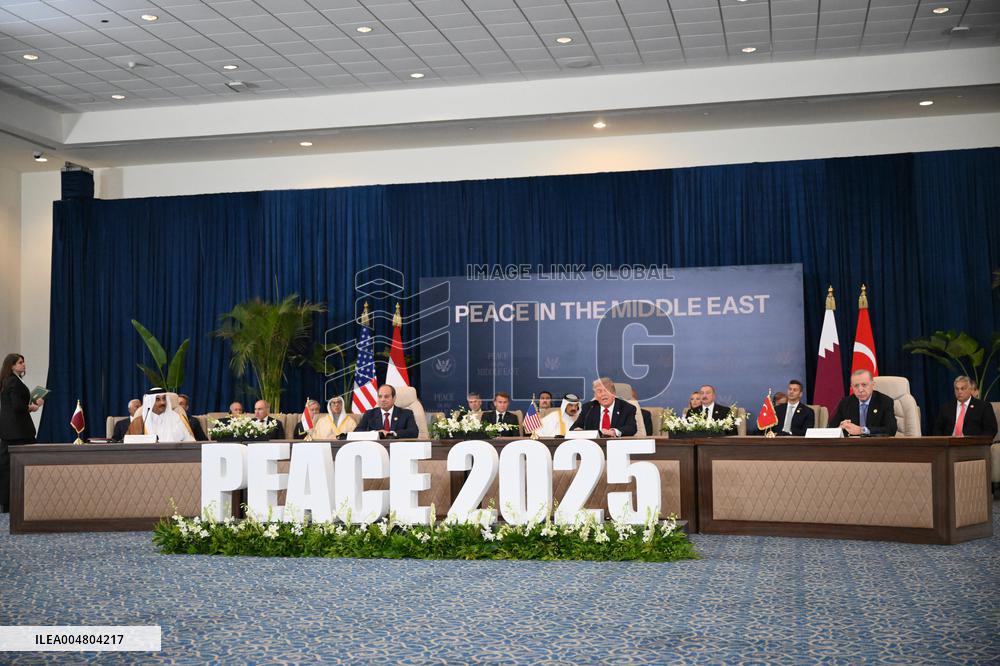 Sharm El-Sheikh Peace Summit in The Egypt
