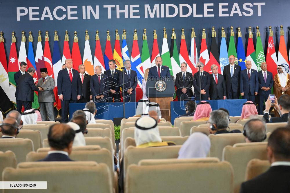 Sharm El-Sheikh Peace Summit in The Egypt