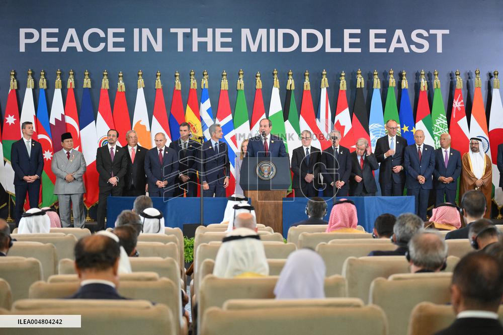 Sharm El-Sheikh Peace Summit in The Egypt