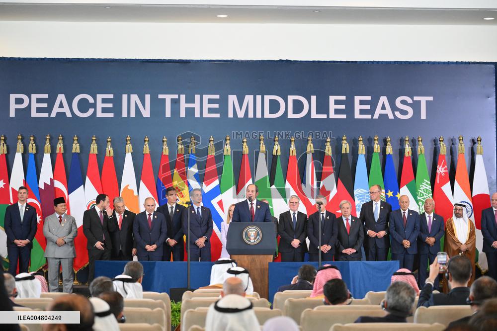 Sharm El-Sheikh Peace Summit in The Egypt