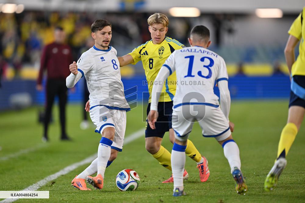 WORLD CUP QUALIFYING SWEDEN-KOSOVO