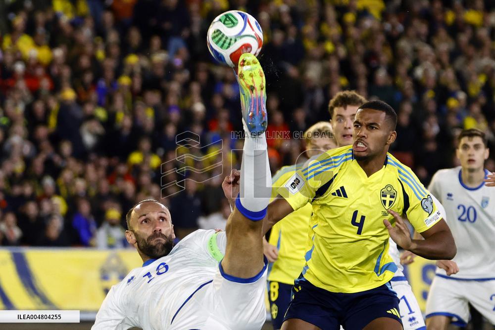 WORLD CUP QUALIFYER SWEDEN-KOSOVO