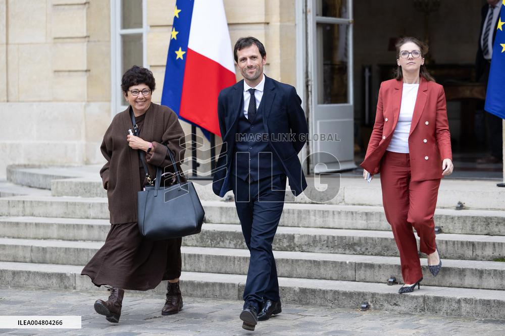 Meeting of newly-appointed ministers at Matignon - Paris