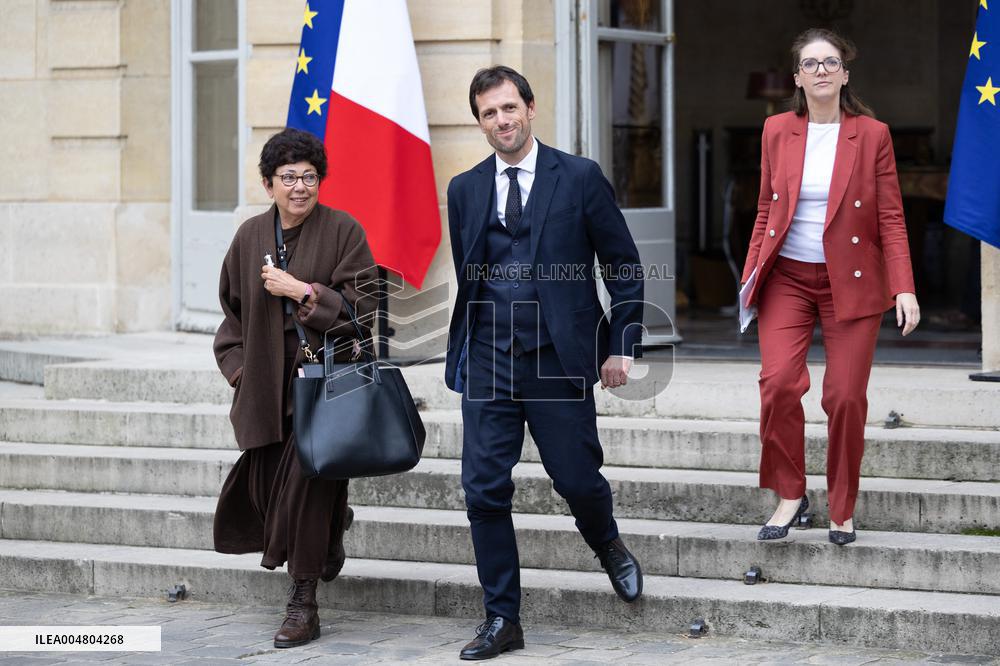 Meeting of newly-appointed ministers at Matignon - Paris