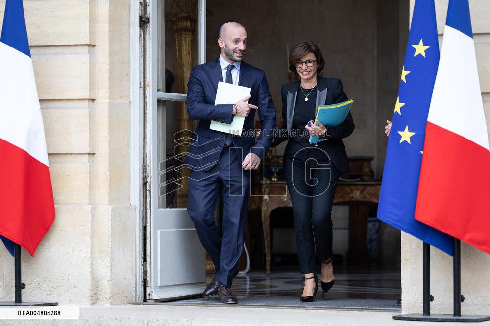 Meeting of newly-appointed ministers at Matignon - Paris