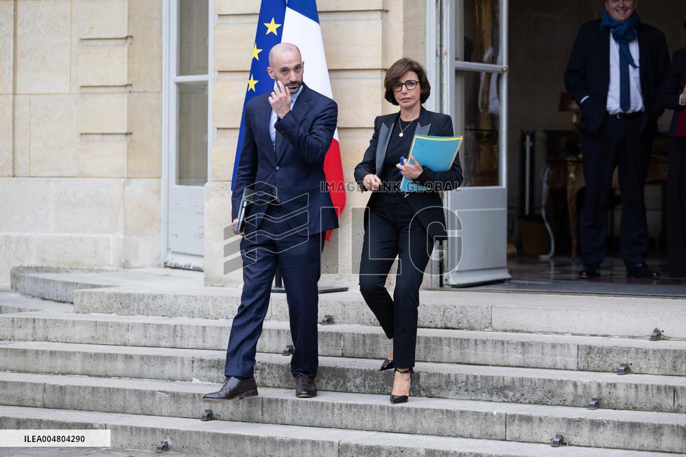 Meeting of newly-appointed ministers at Matignon - Paris