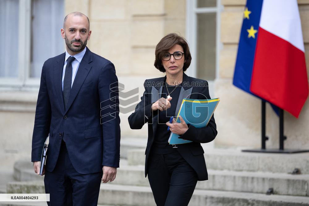 Meeting of newly-appointed ministers at Matignon - Paris