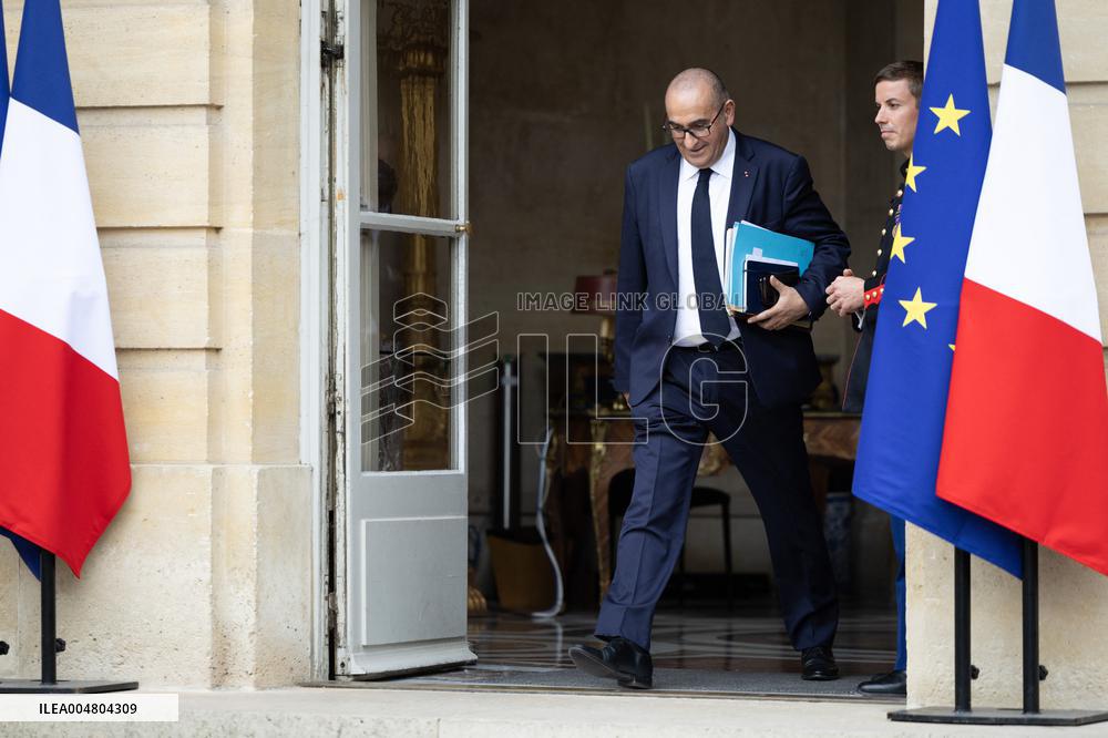 Meeting of newly-appointed ministers at Matignon - Paris