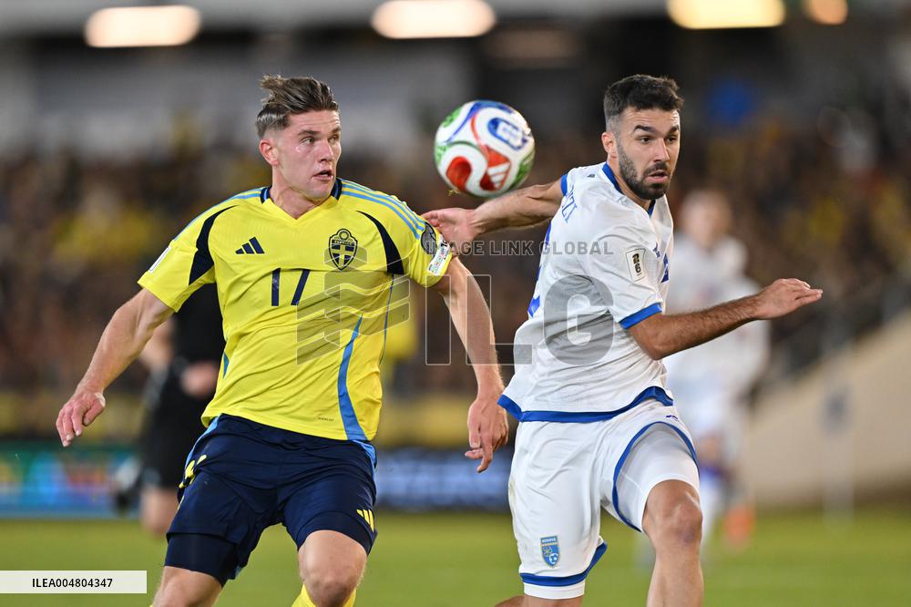 WORLD CUP QUALIFYER SWEDEN-KOSOVO