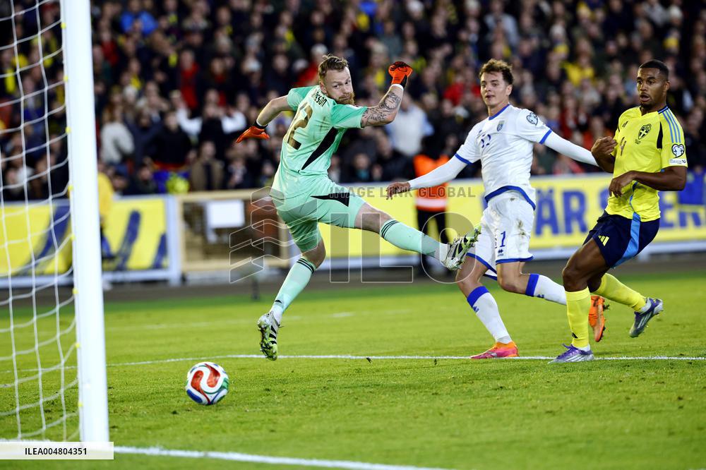 WORLD CUP QUALIFYER SWEDEN-KOSOVO